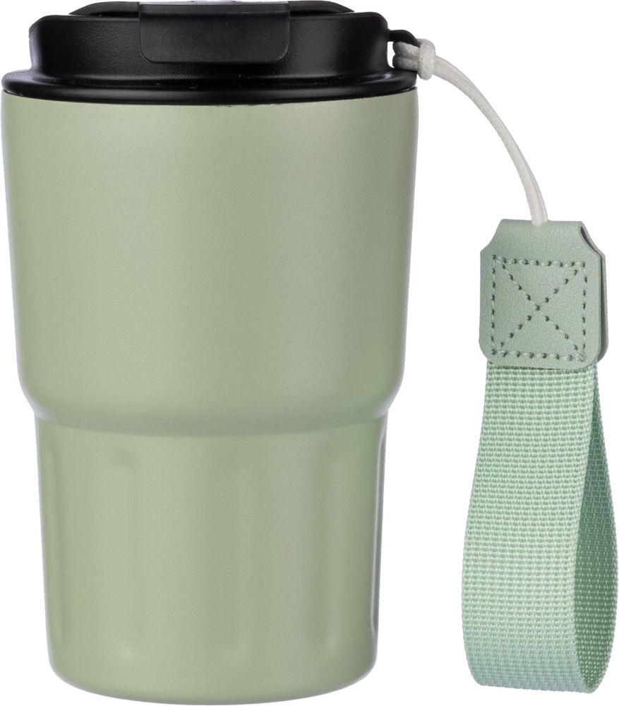Dubbelwandige thermosbeker Louisa | 320 ml - lichtgroen