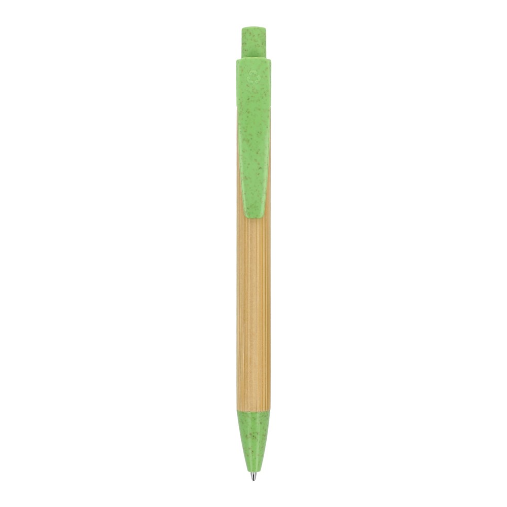 Ball pen bamboe met tarwestro