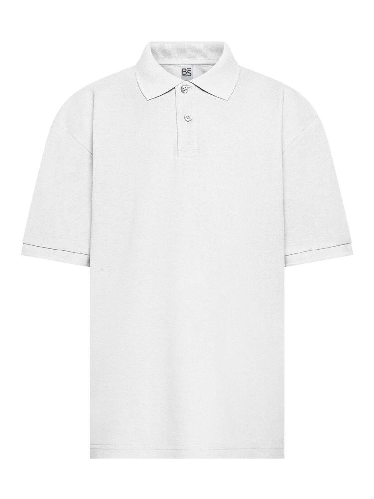 BS Evolution kids polo, 180 gr/m² - Wit (White C)