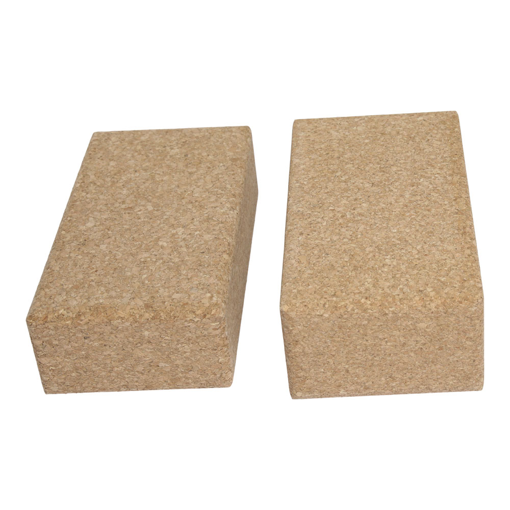 Yogablok van kurk, 22,7x12x6,5cm, "Made in Europe"