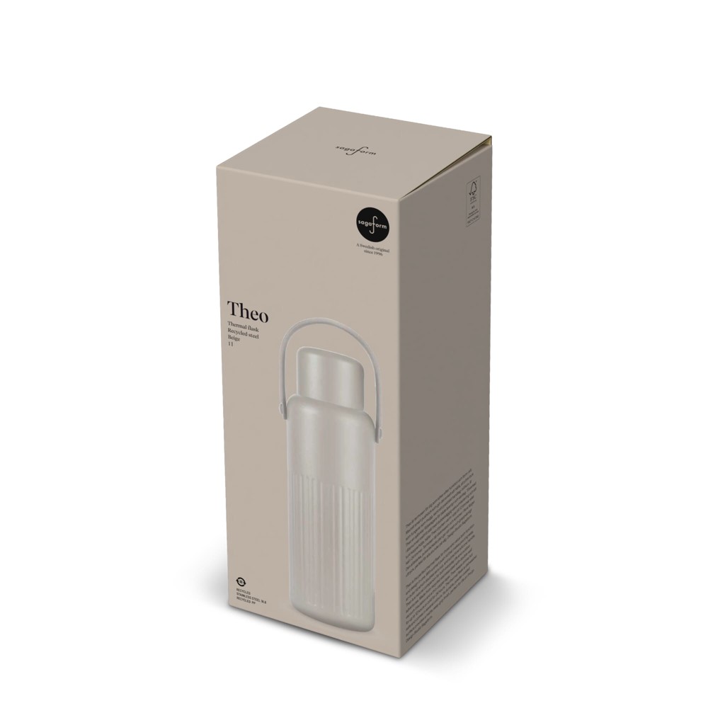 Sagaform Theo Thermosfles (gerecycled) 1 L