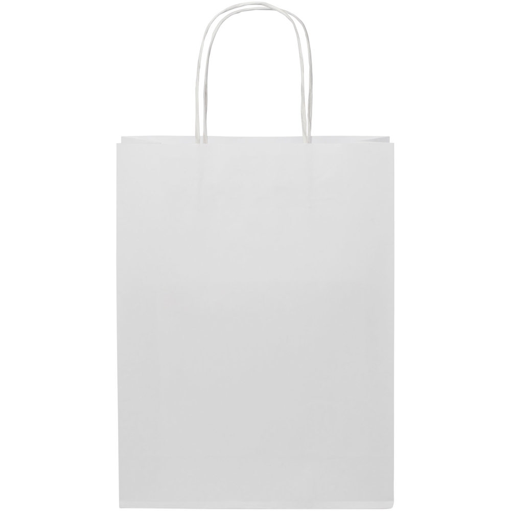 Papieren tas 120 g/m2 gemaakt van kraftpapier met gedraaide handgrepen - 24 x 9 x 32 cm