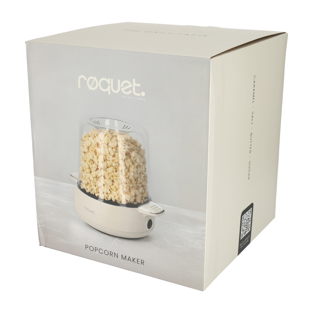 RØQUET Popcorn Maker Steengrijs