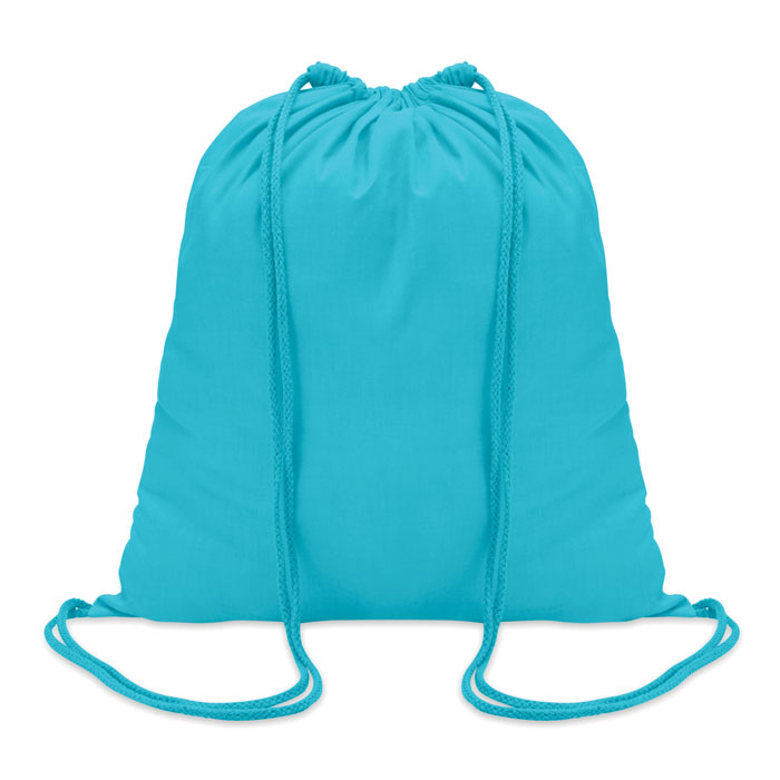 COLORED - Katoenen rugzak - Turquoise