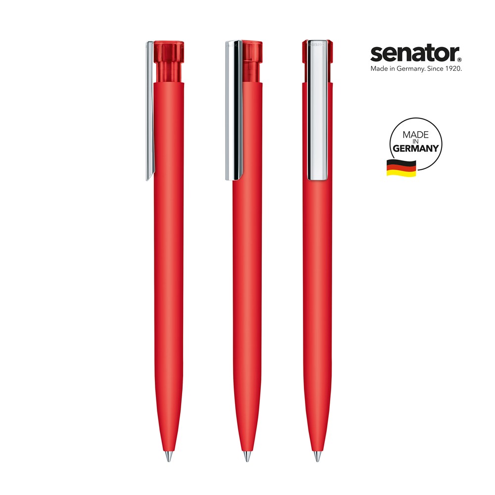 senator® Liberty Soft Touch MC balpen - rood 186