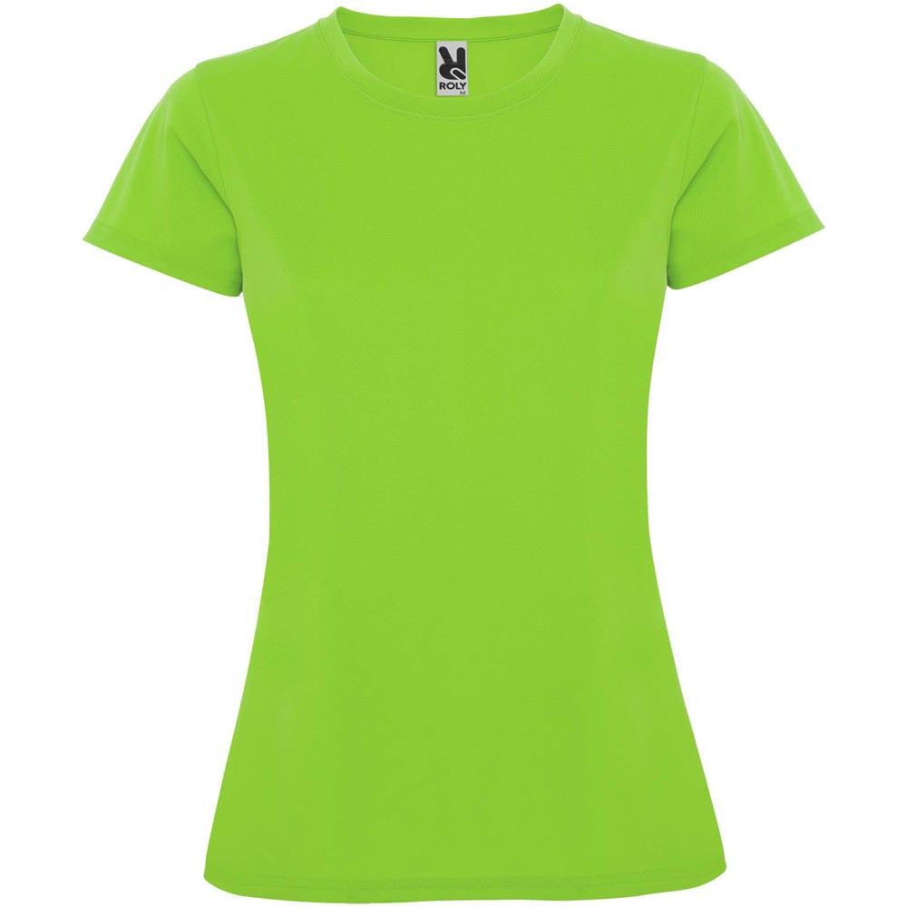 Montecarlo 150 g/m² sportshirt met korte mouwen voor dames - Lime