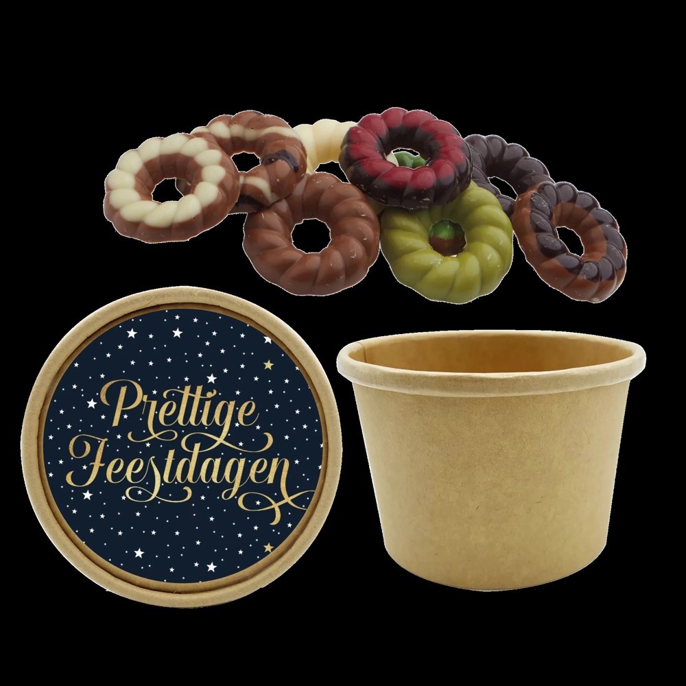 Bio Snoepbeker 100 gram Kerstkransjes