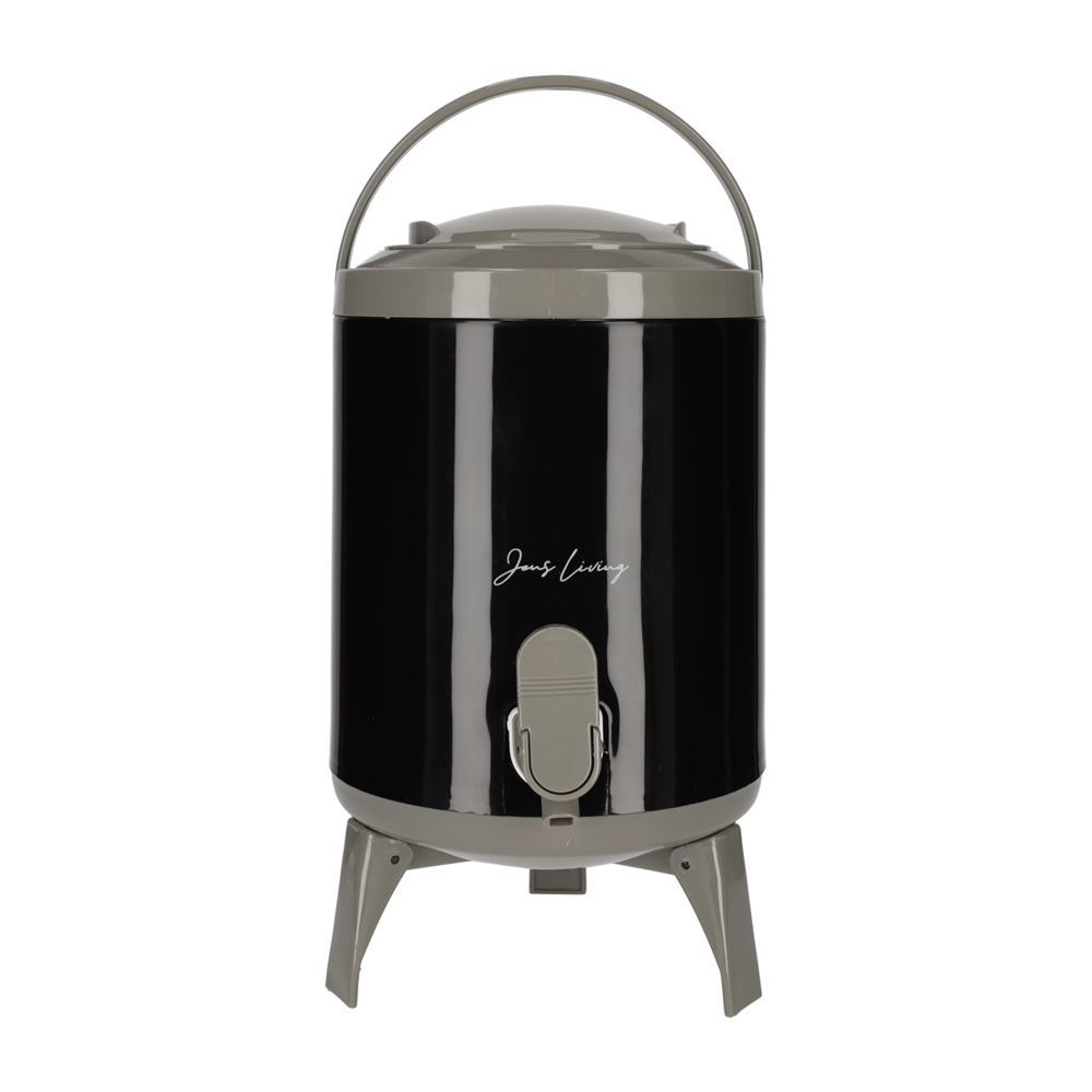 JENS Living Sapdispenser Set met 4 Bekers Zwart