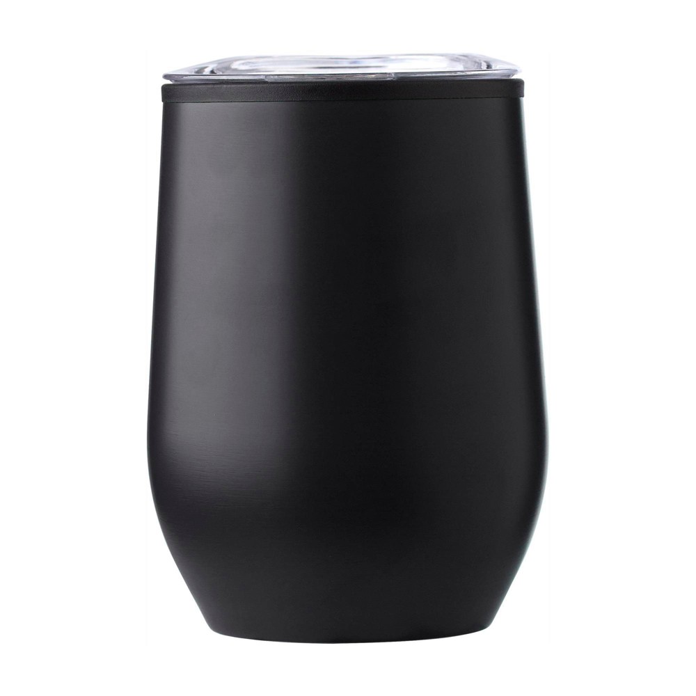 Dubbelwandige thermosbeker Zoe | 300 ml - Zwart