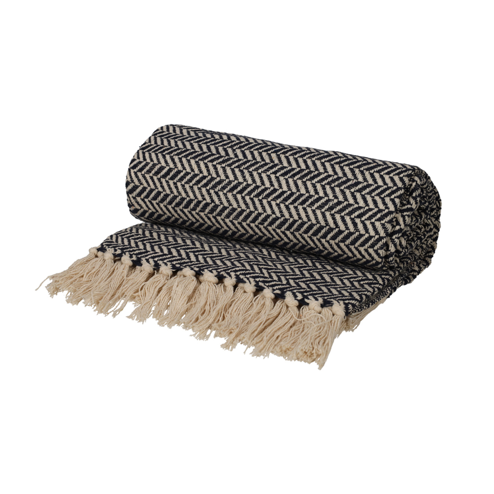 JENS Living Basic Recycled Cotton Plaid