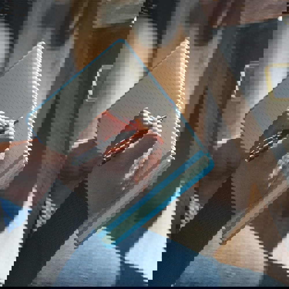 A6-notitieboek van PU