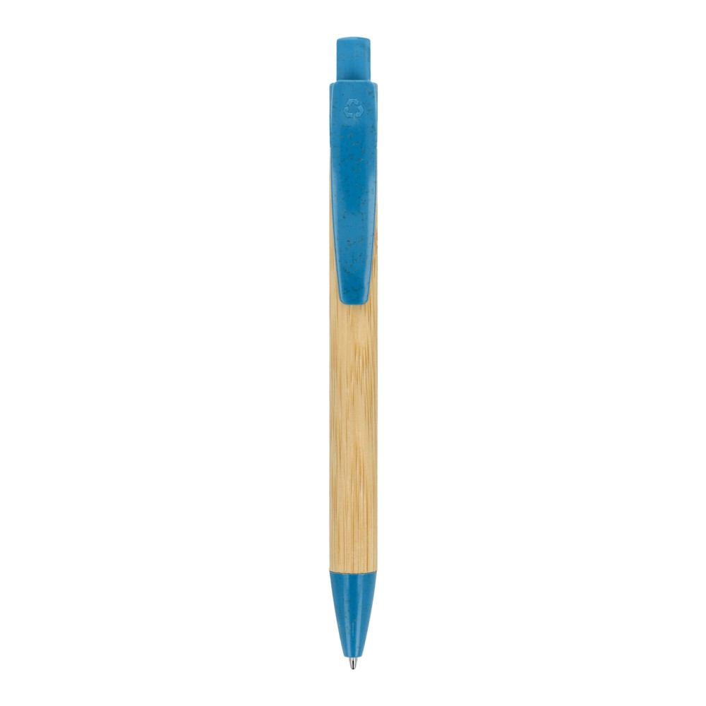 Ball pen bamboe met tarwestro