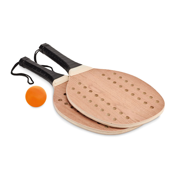 PALAS - Rozenhout strand tennis set