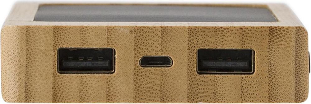 Powerbank Joan | Bamboe | Zonne-energie | 8000 mAh