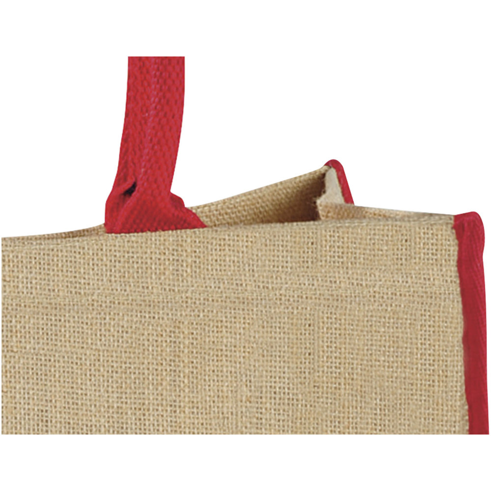 Harry jute draagtas met gekleurde accenten 25L
