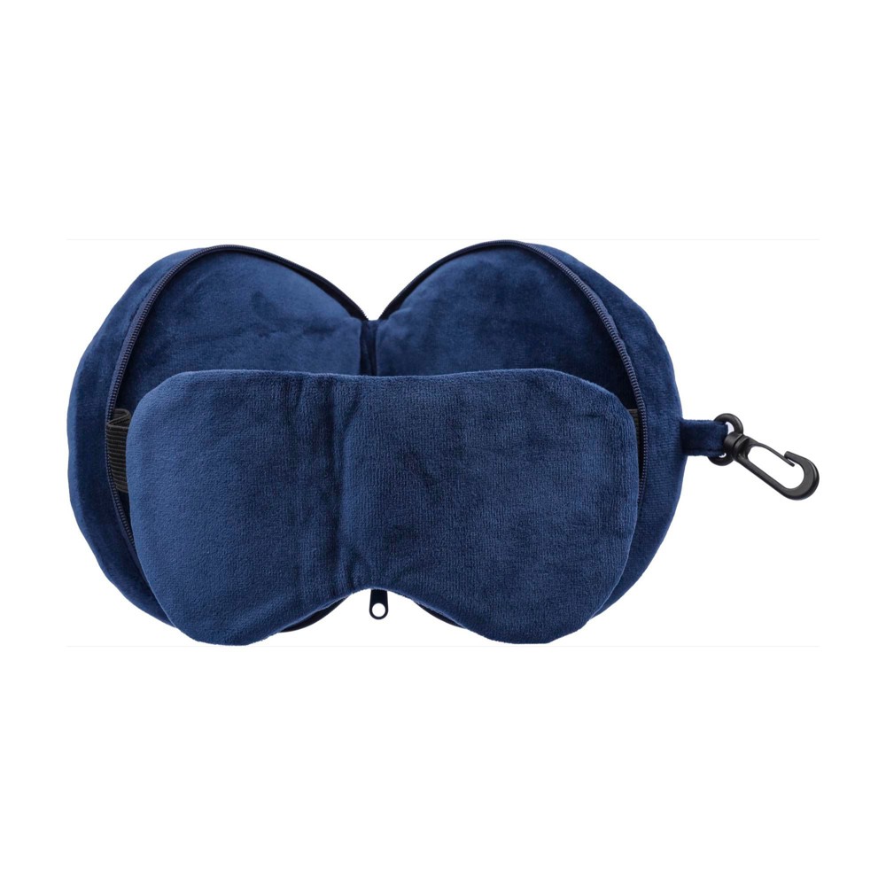 Reiskussen Leontine | 2-in-1 met slaapmasker