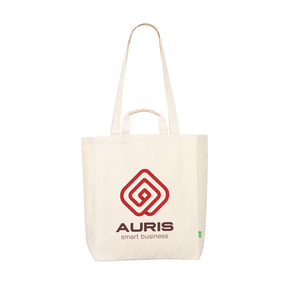 Organic Cotton Canvas Tote Bag Natural (280 g/m²) tas
