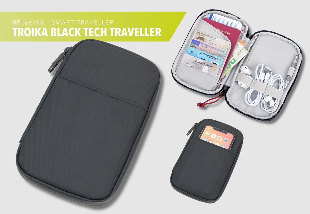 TROIKA Slimme reiziger TROIKA BLACK TECH TRAVELLER