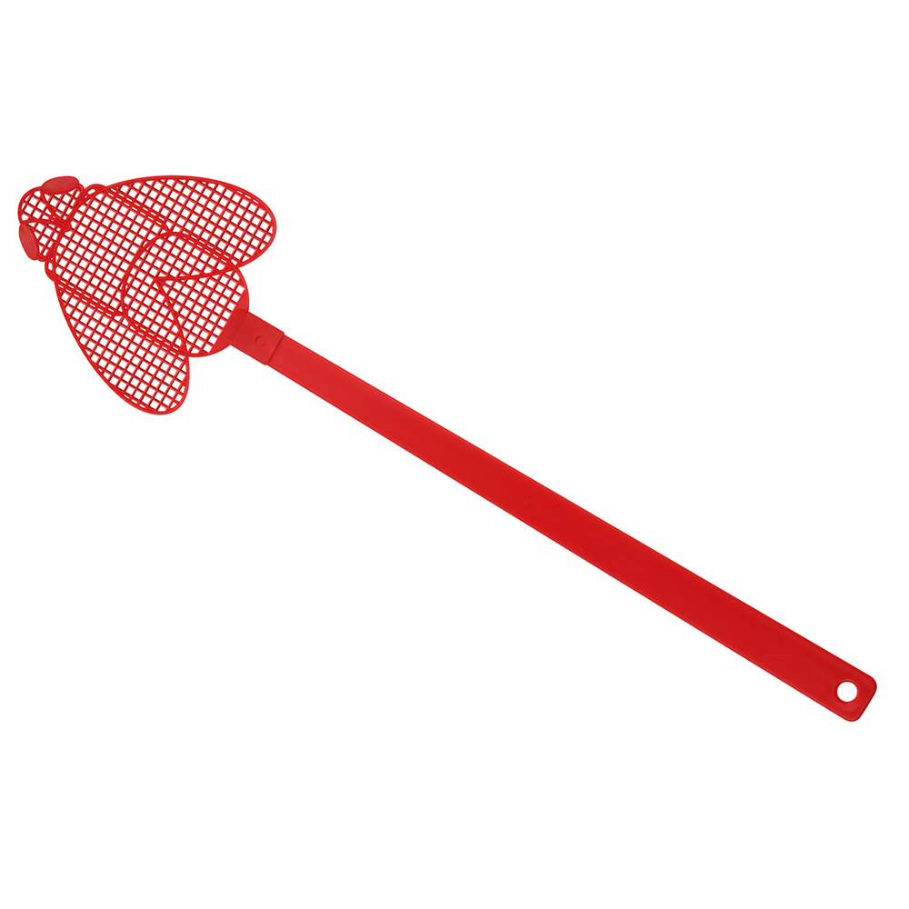 Vliegenmepper "Brummi" - rood/rood