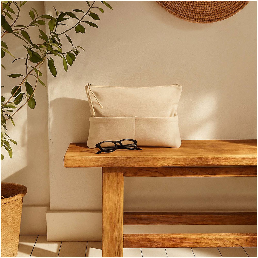Citizen Green Zipzip organisch katoenen pouch voor accessoires