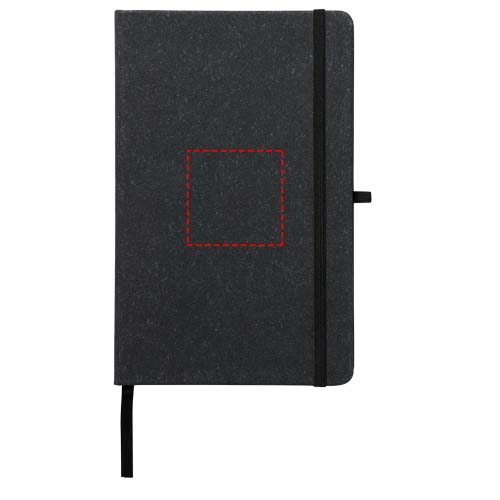 Atlana lederen notitieboek in A5 formaat