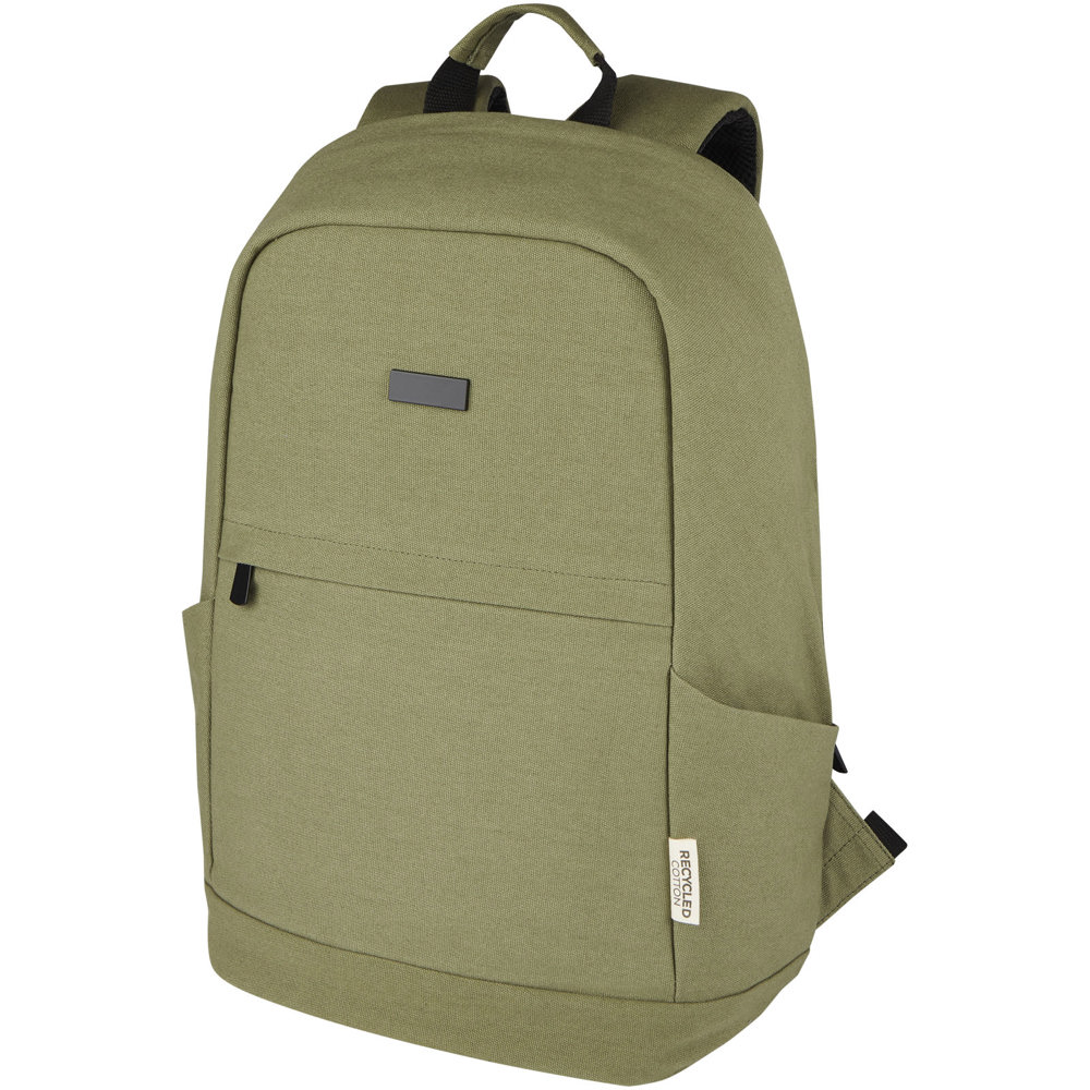 Joey 15,6 inch GRS gerecyclede canvas antidiefstal laptoprugzak 18 l - Olijf