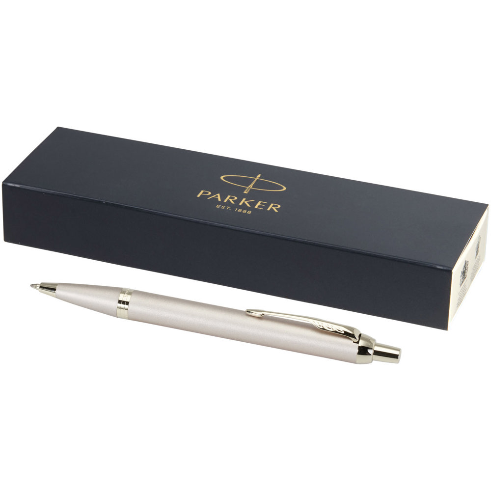 Parker IM balpen (blauwe inkt) - Champagne