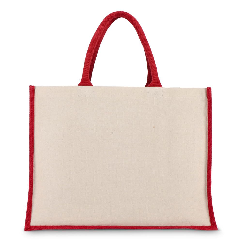 Jute-Katoen Tote OEKO-TEX® 42.5 x 19 x 32cm 320g/m²
