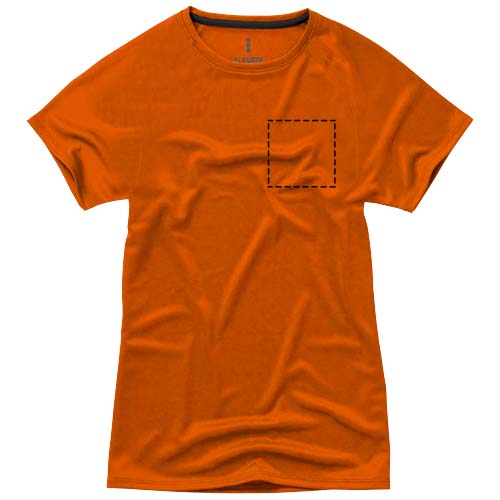 Niagara 145 g/m² cool fit dames t-shirt met korte mouwen