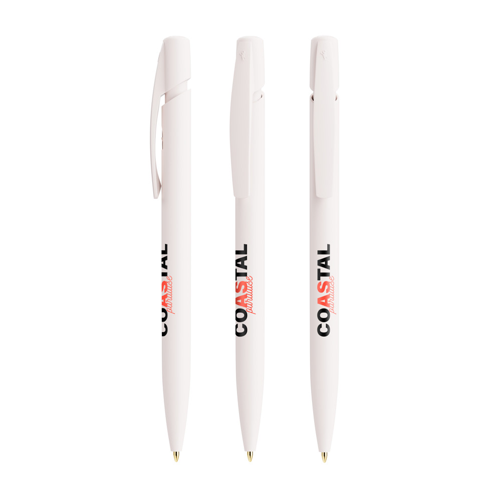 BIC® Media Clic Ecolutions® Plus - Wit Gerecycleerd Blauwe Inkt