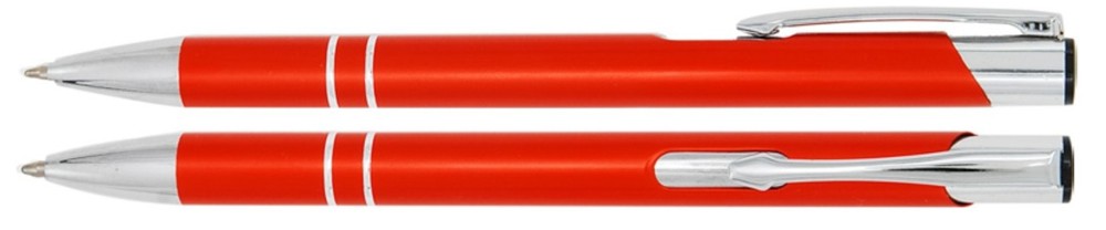Aluminium balpen Marseille - Oranje