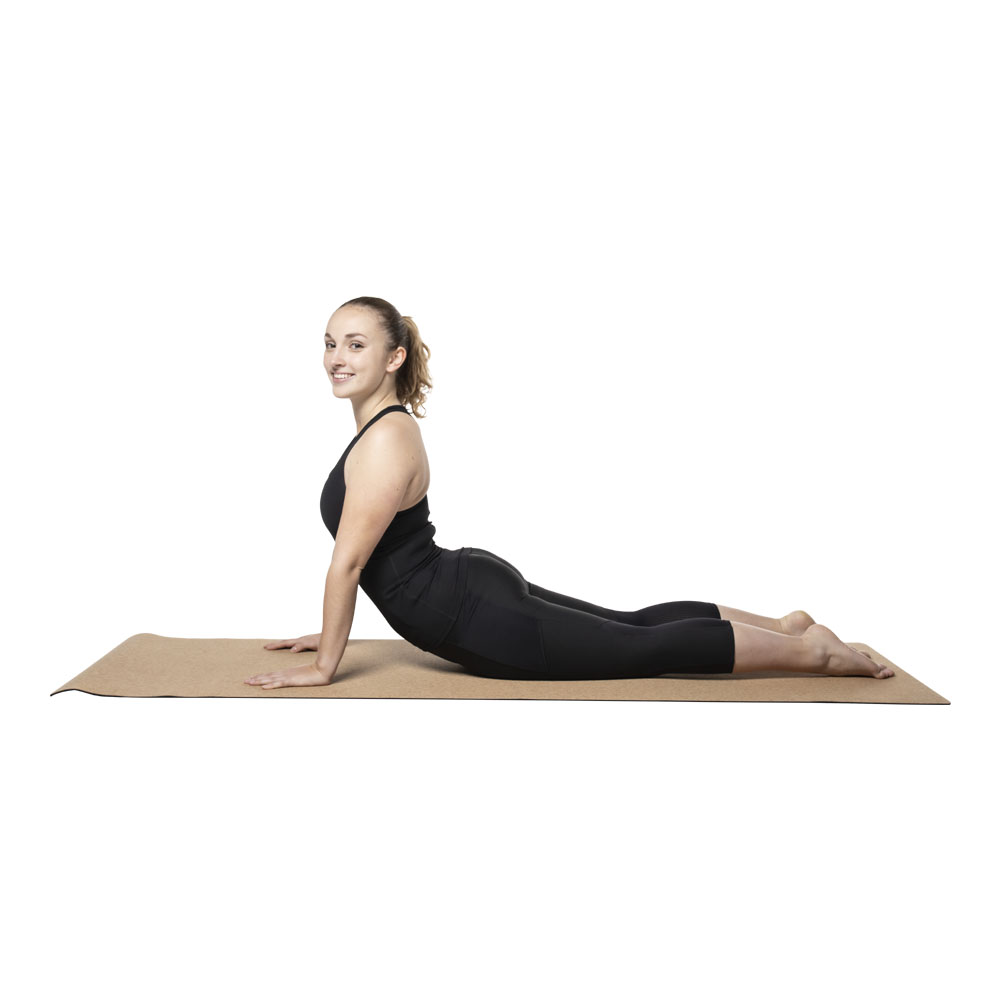 Yogamat van kurk + EPDM