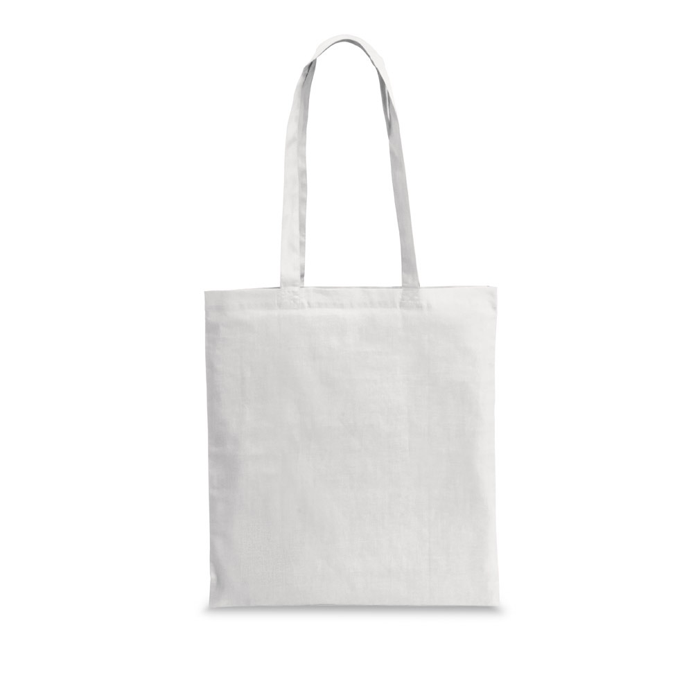 CAIRO. Tas van gerecycleerd katoen (70%) en polyester (30% rPET) (180 g/m²) - Wit
