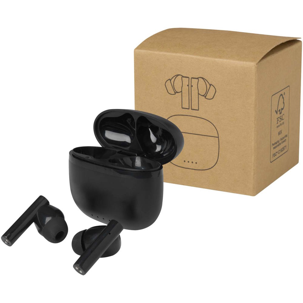 Alterf gerecycleerde plastic True Wireless Bluetooth®-oordopjes met siliconen oordopjes
