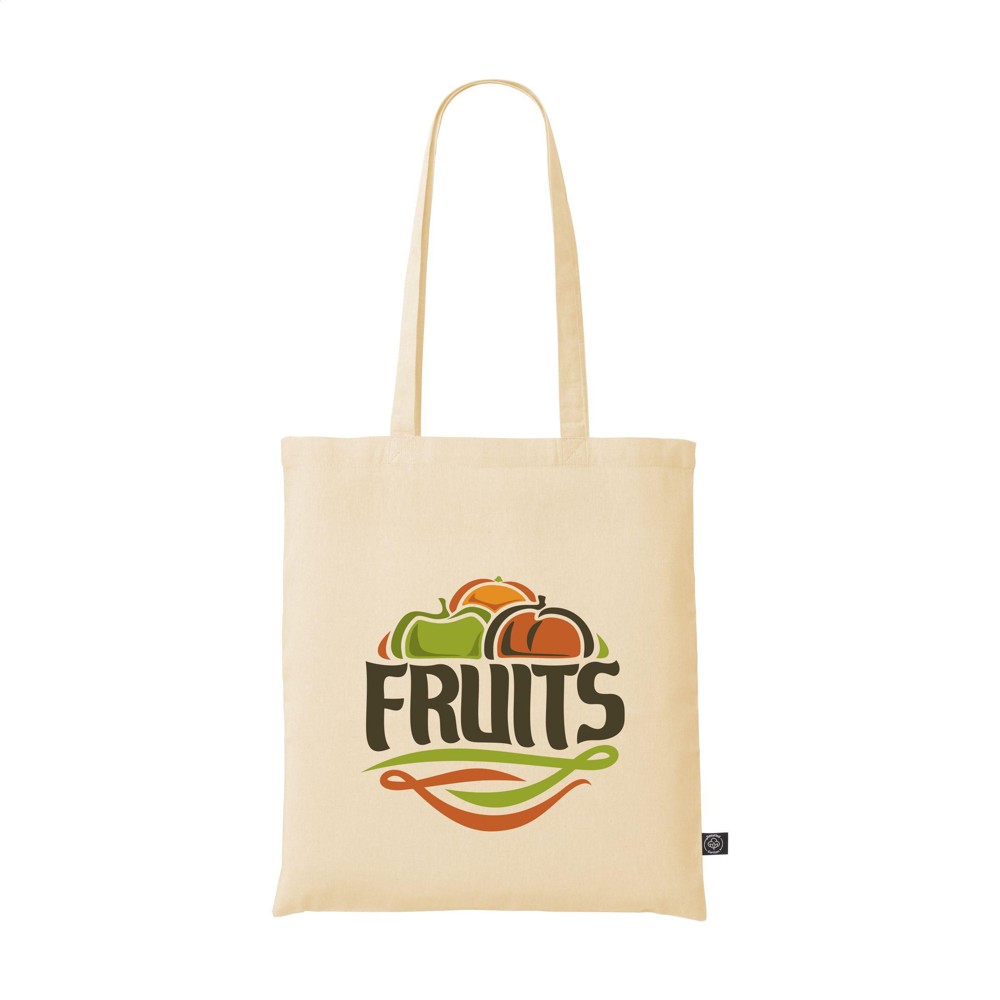 GRS Recycled Cotton Shopper (180 g/m²) tas - Beige
