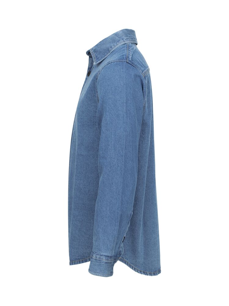 Clique - Overshirt Denim Blauw XS