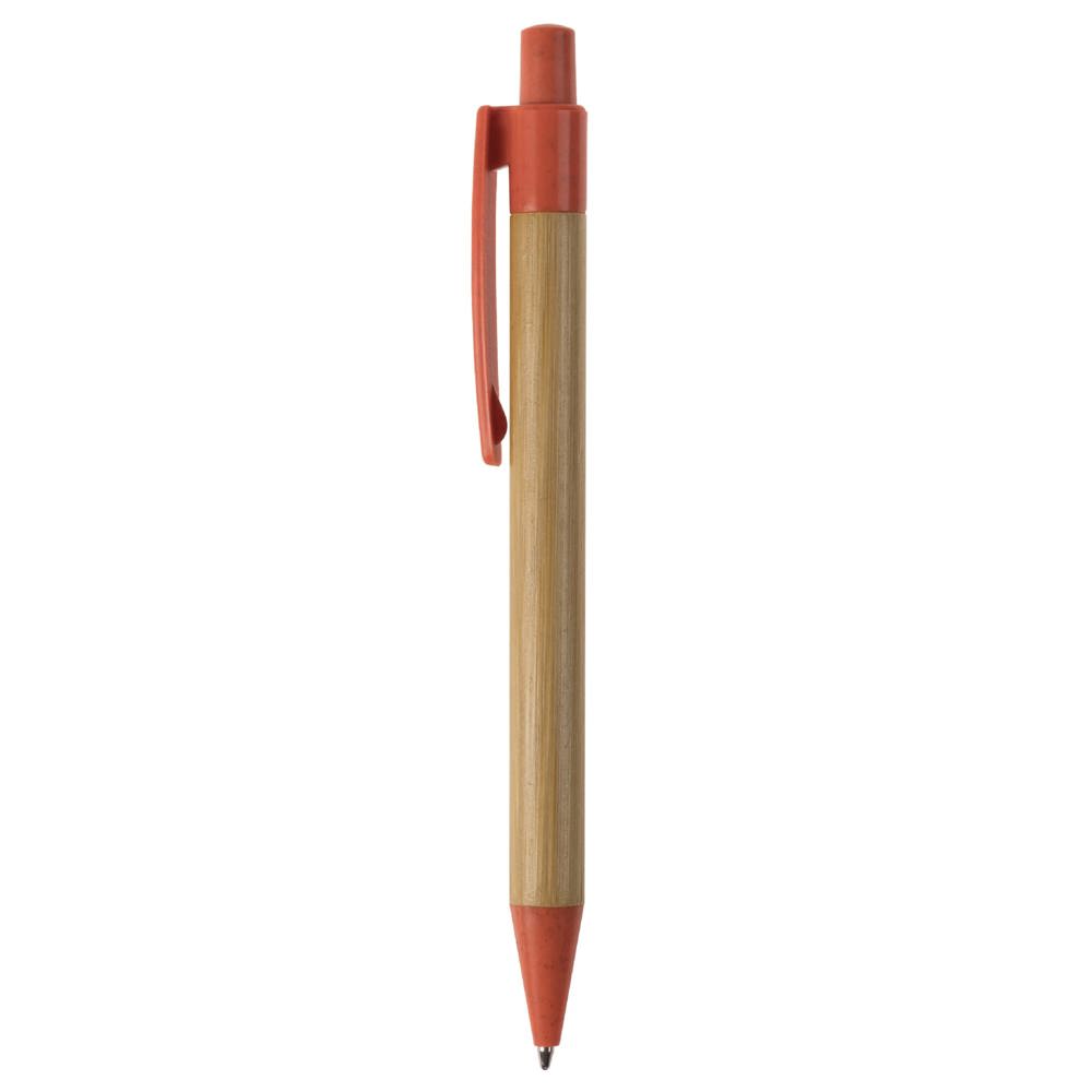Ball pen bamboe met tarwestro