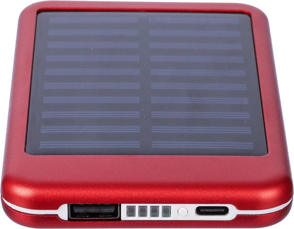 Powerbank Tycho | Aluminium | Solar | 4.000 mAh