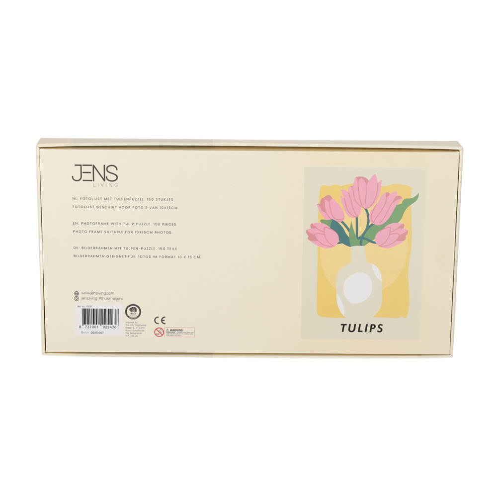 JENS Living Fotolijst met Puzzel Tulp