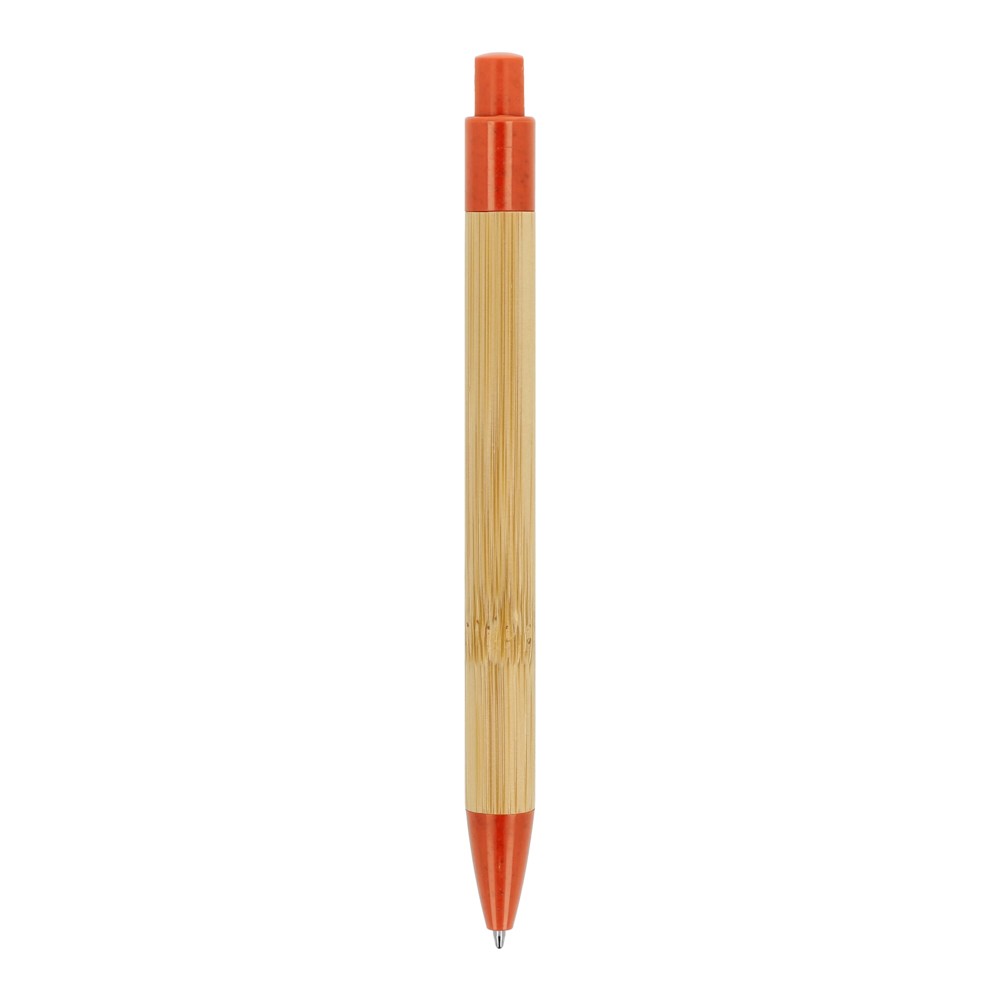 Ball pen bamboe met tarwestro