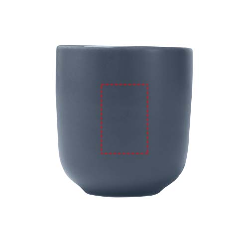 Male keramische espressokopjes van 90 ml met matte afwerking, set van 2
