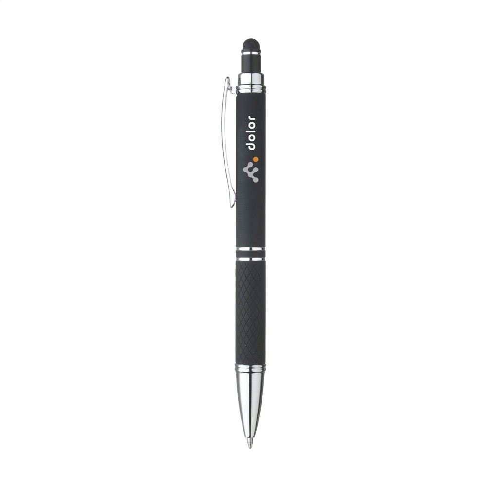 Luna Soft Touch pennen - zwart (± PMS Black)