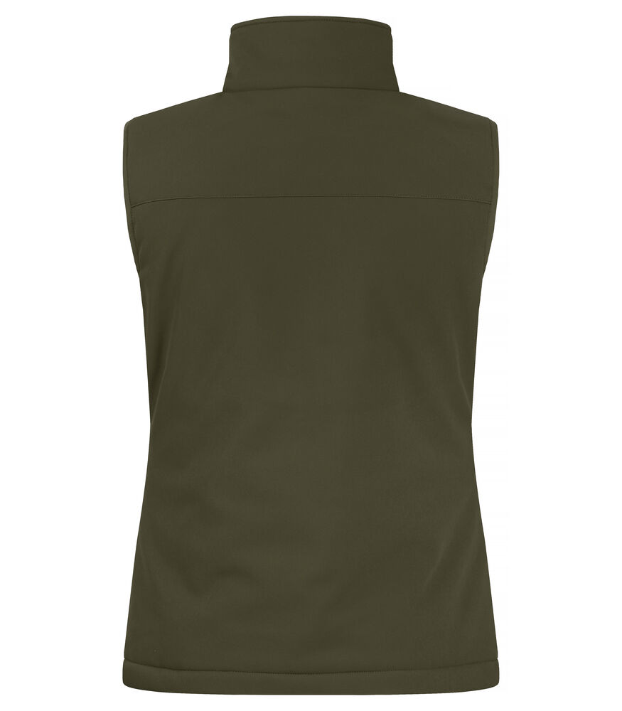 Clique - Padded Softshell Vest Women Mistgroen XXL