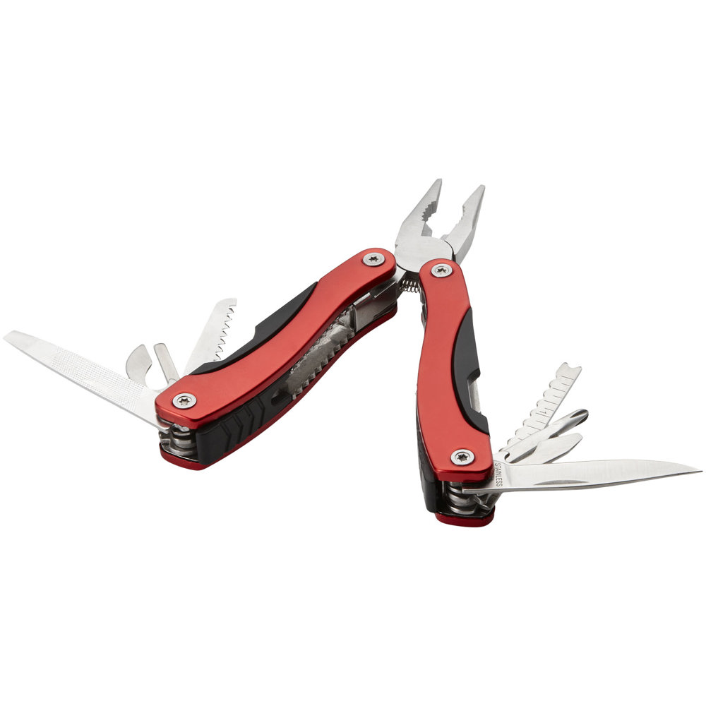 Casper multifunctionele gereedschapsset met 11 functies - Rood