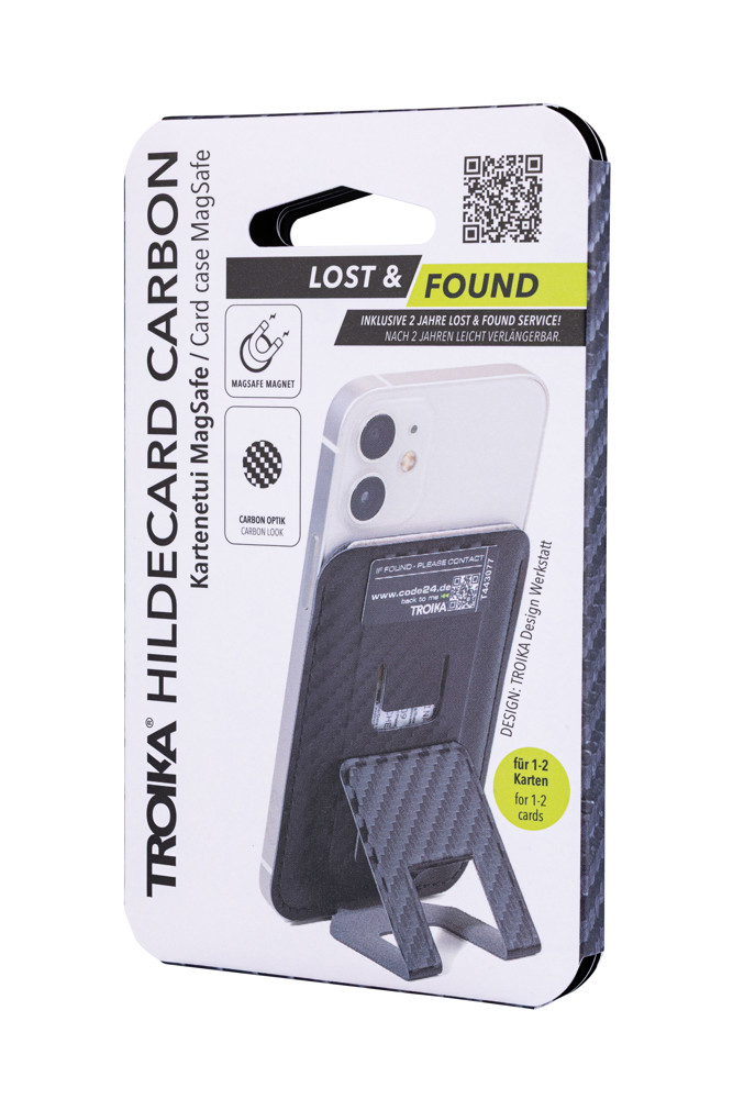 TROIKA Kaart etui HILDECARD CARBON CODE24