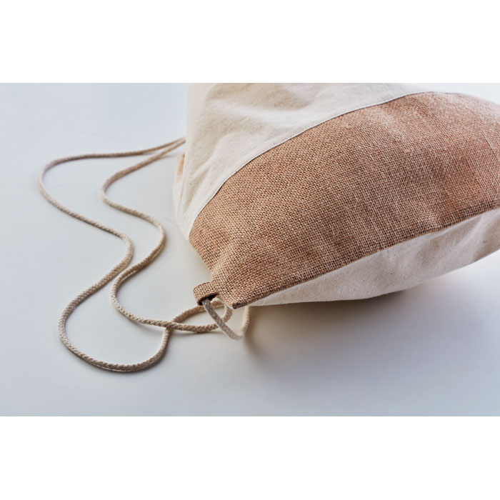 INDIA - Rugzak met jute