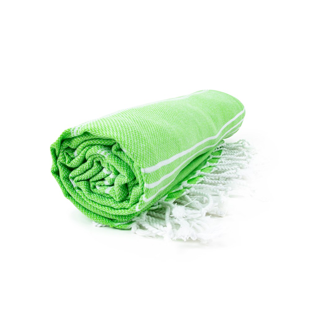 Hamam Sultan Towel - Limoengroen/wit