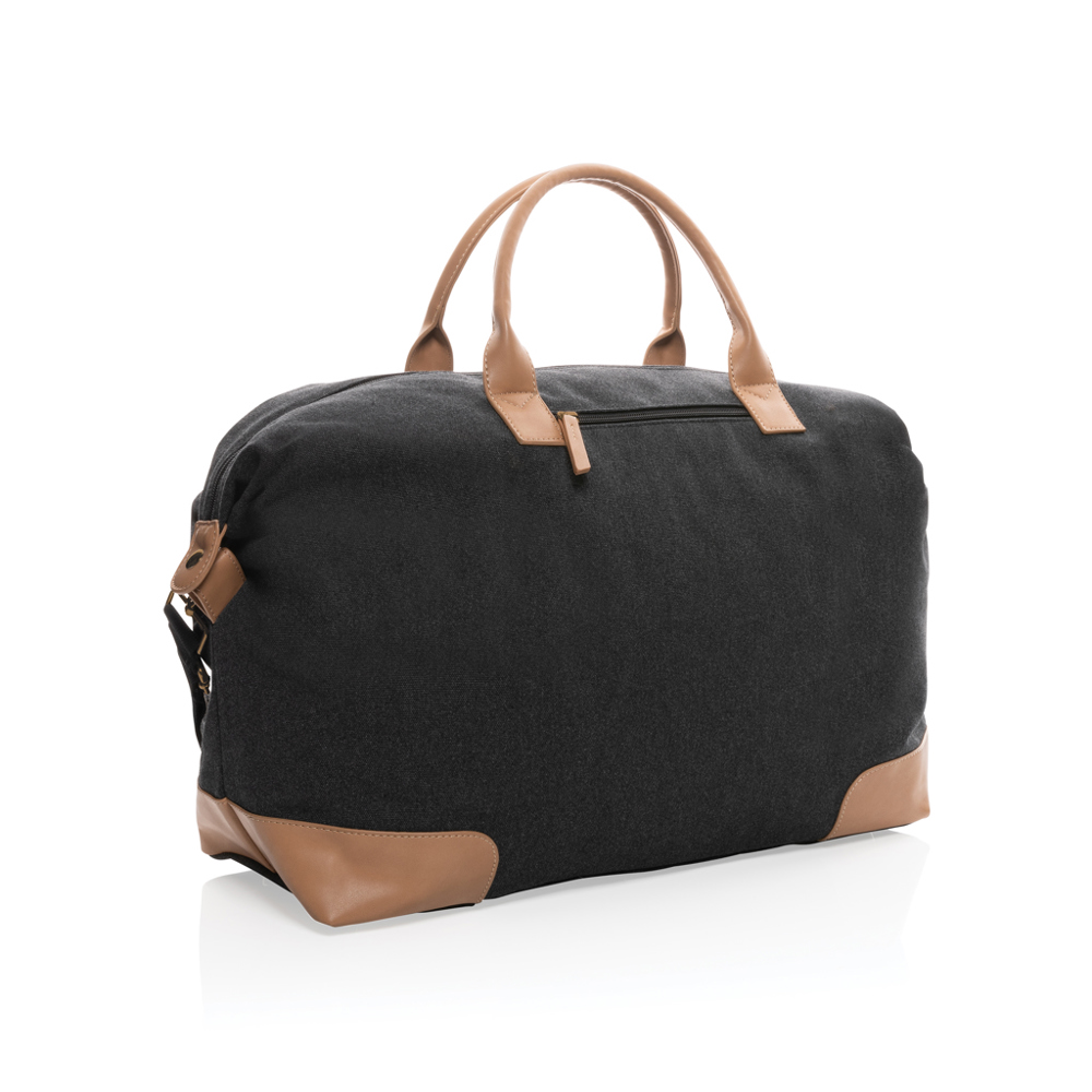 Impact AWARE™ 16 oz. rcanvas large weekendtas - zwart (± PMS Black)