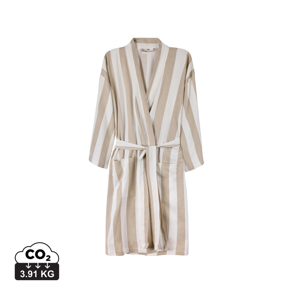 VINGA Ornos GRS katoenen hamam badjas S/M