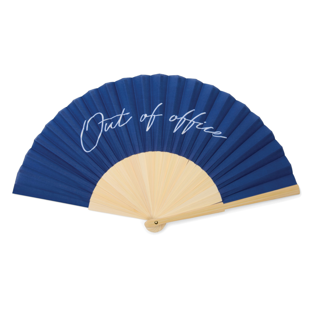 VINGA Out of office waaier - donkerblauw, wit (± PMS 19-4027 TCX/ ± PMS White)